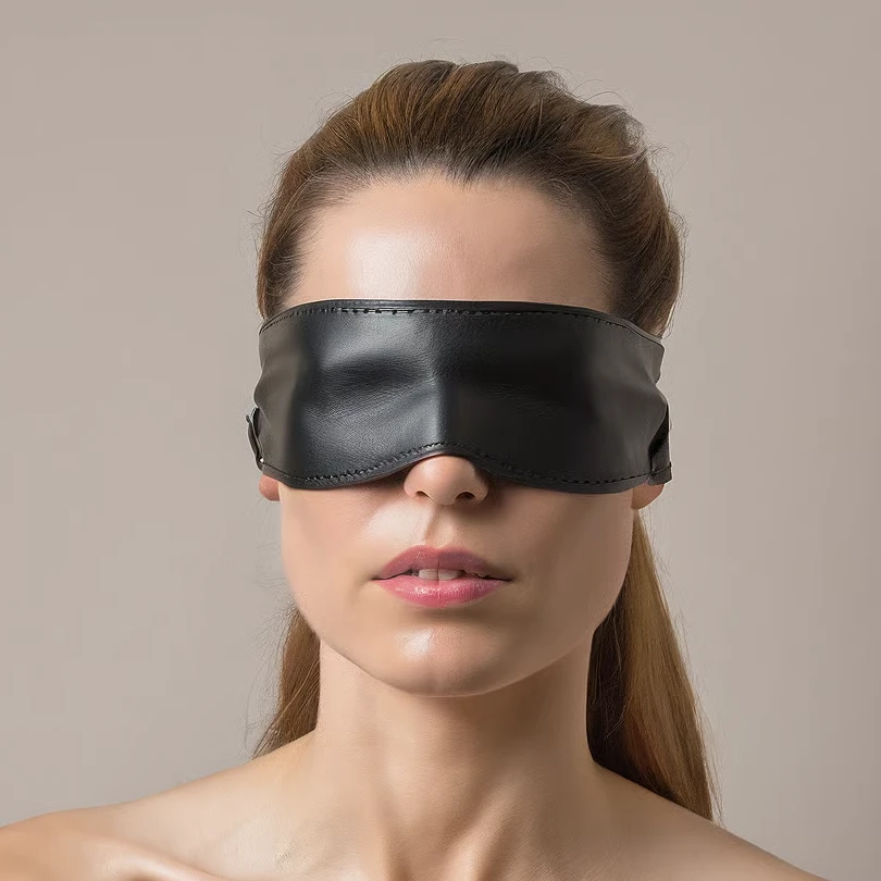 Leather Blindfold